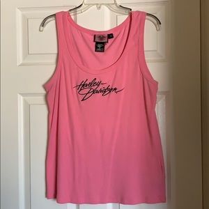 Harley Davidson tank top.